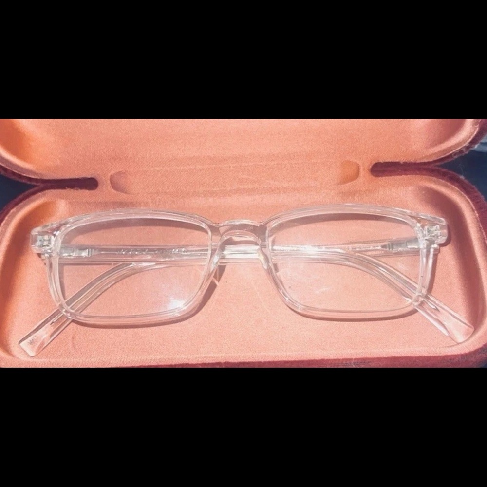 NEW! Warby Parker Clear Hardy M500 Eyeglass Frames - Picture 2 of 6